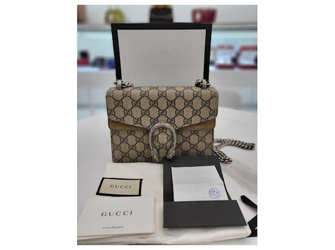Gucci Mini borsa a spalla Dionysus Marrone - vista 3