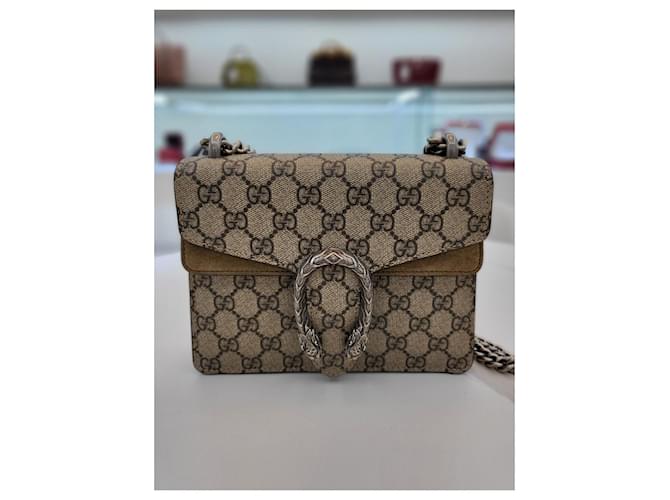 Gucci Mini borsa a spalla Dionysus Marrone - vista 4