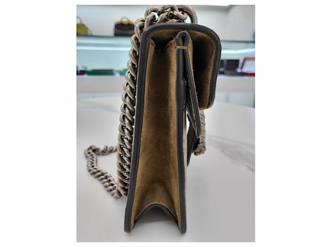 Gucci Mini borsa a spalla Dionysus Marrone - vista 5