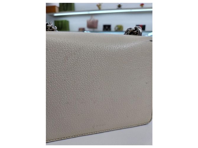Gucci Mini borsa a spalla Dionysus in pelle bianca Bianco - vista 13