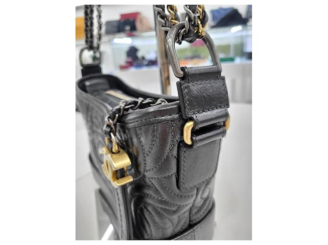 Chanel Borsa hobo Gabrielle Small Nero - vista 19