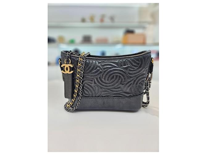 Chanel Borsa hobo Gabrielle Small Nero - vista 9