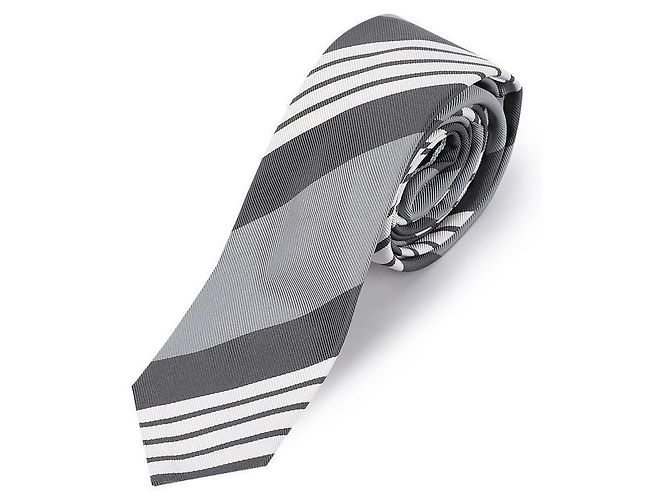 Thom Browne Cravate à rayures classiques Marron - vue 3