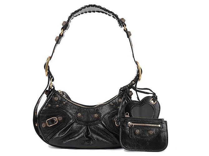 Balenciaga Borsa a tracolla XS Nero - vista 3