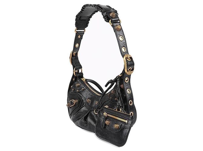 Balenciaga Borsa a tracolla XS Nero - vista 4