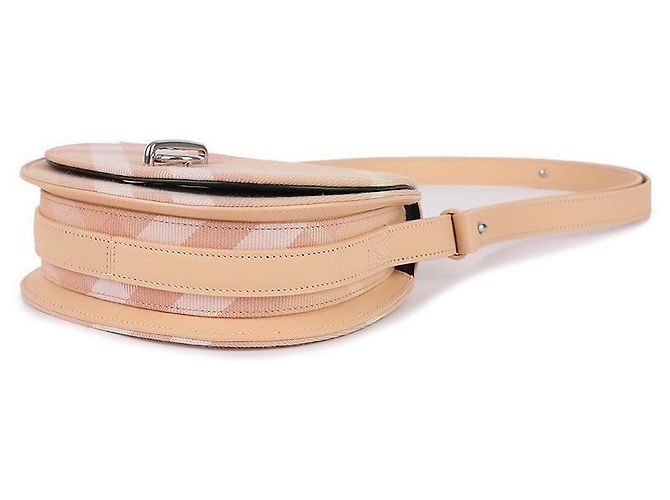 Burberry Borsa Mini Cavallo a Dondolo Arancione - vista 6