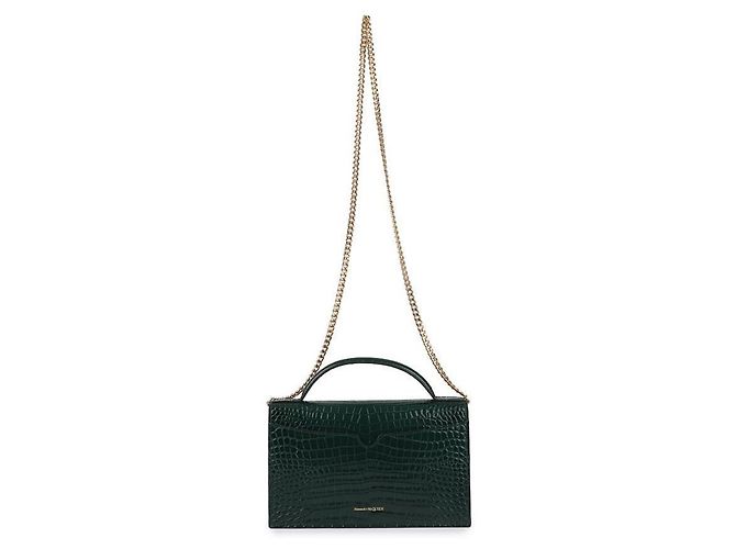 Alexander Mcqueen Top Handle Skull Tasche Grün - Ansicht 5