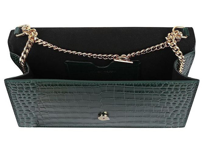 Alexander Mcqueen Top Handle Skull Tasche Grün - Ansicht 7