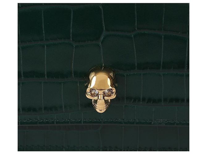 Alexander Mcqueen Top Handle Skull Tasche Grün - Ansicht 9
