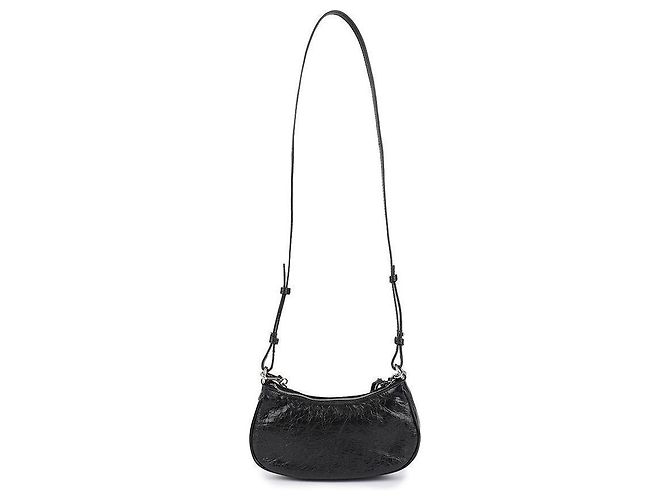Balenciaga Mini Schultertasche mit Kette Schwarz - Ansicht 5