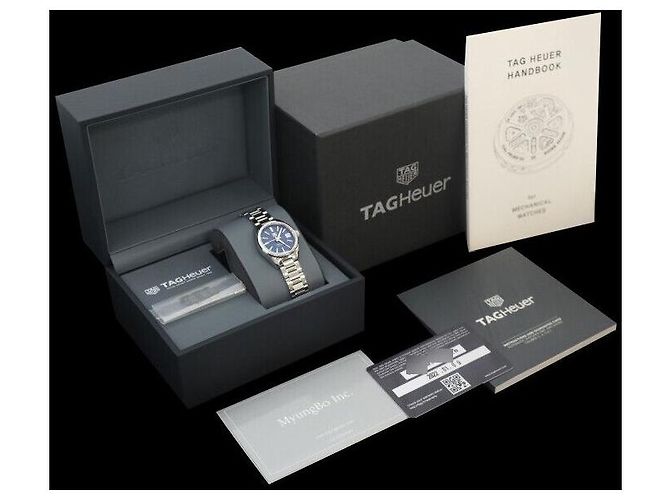 Tag Heuer CARRERA DATA CALIBRO AUTOMATICO IN ACCIAIO DIAL BLU - vista 8