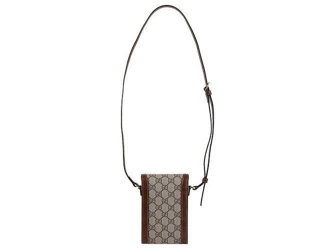 Gucci Mini borsa Horsebit Marrone - vista 6