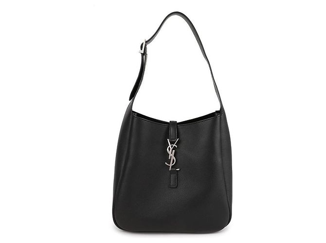 Saint Laurent Piccola borsa in pelle morbida Nero - vista 3