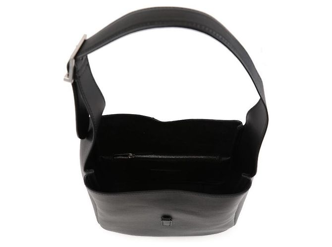Saint Laurent Piccola borsa in pelle morbida Nero - vista 7