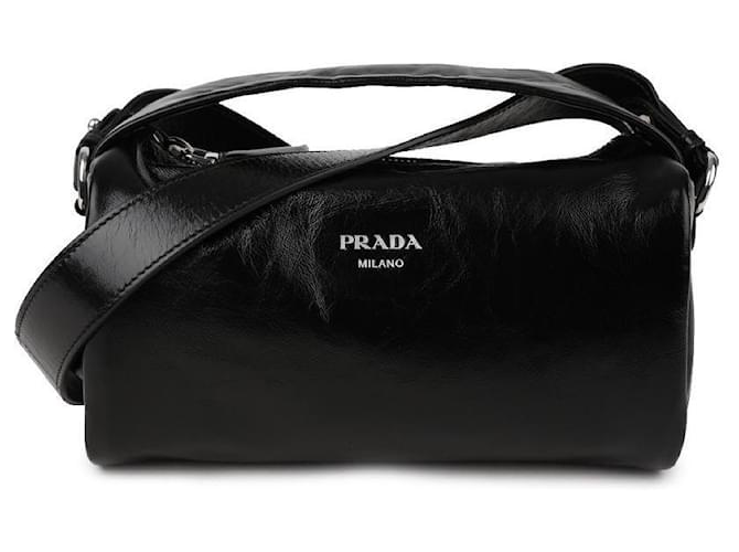 Prada Borsa a tracolla in pelle Nero - vista 3