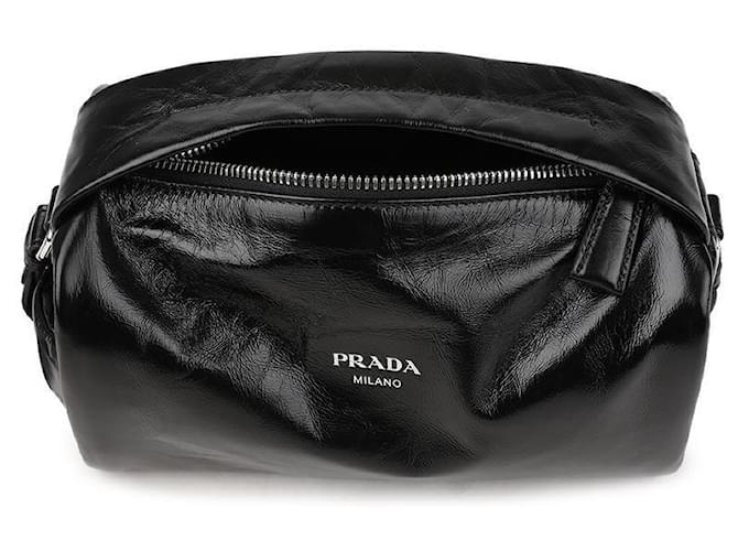 Prada Borsa a tracolla in pelle Nero - vista 7