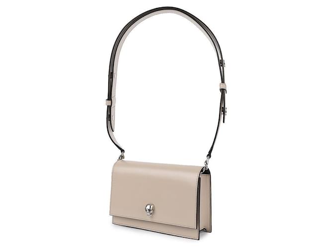 Alexander Mcqueen Borsa Biker Piccolo Teschio Marrone - vista 4