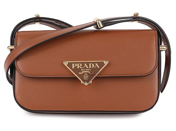 Prada Damentasche aus Leder Braun - Ansicht 3