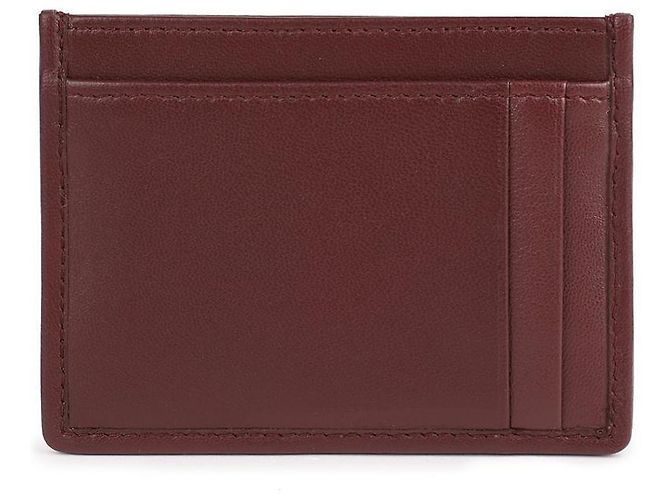 Miu Miu Tarjetero de cuero Napa Roja - vista 5