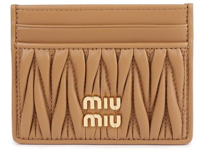 Miu Miu Kartenhalter aus Nappa-Leder - Ansicht 3