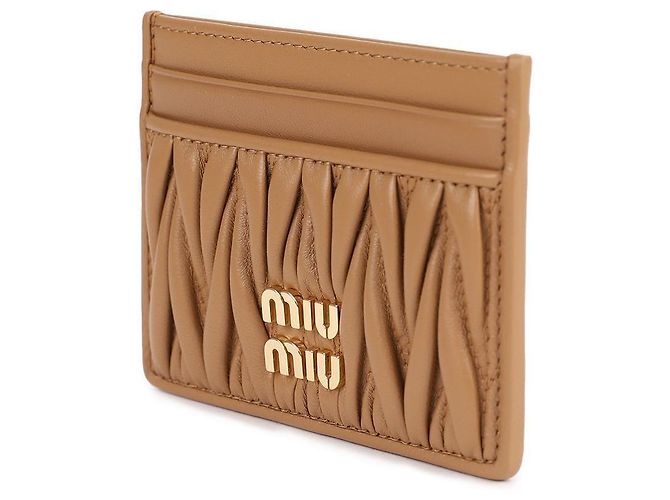 Miu Miu Kartenhalter aus Nappa-Leder - Ansicht 4