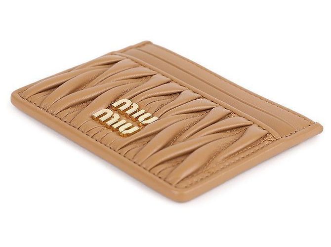 Miu Miu Kartenhalter aus Nappa-Leder - Ansicht 6