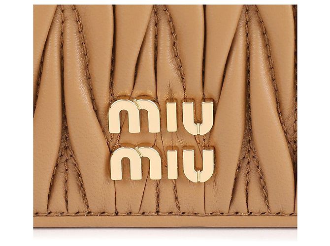 Miu Miu Kartenhalter aus Nappa-Leder - Ansicht 9