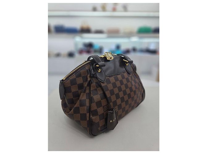 Louis Vuitton Damier Ebene Verona PM Tote Bag Braun - Ansicht 13