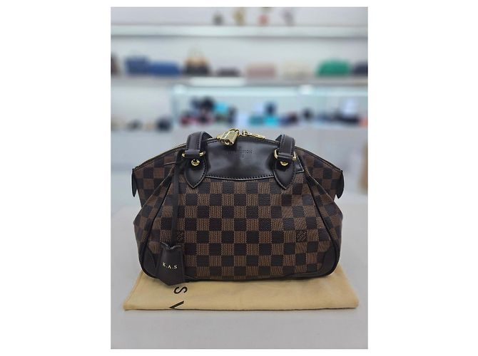 Louis Vuitton Damier Ebene Verona PM Tote Bag Braun - Ansicht 2