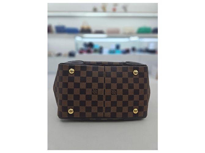Louis Vuitton Damier Ebene Verona PM Tote Bag Braun - Ansicht 5