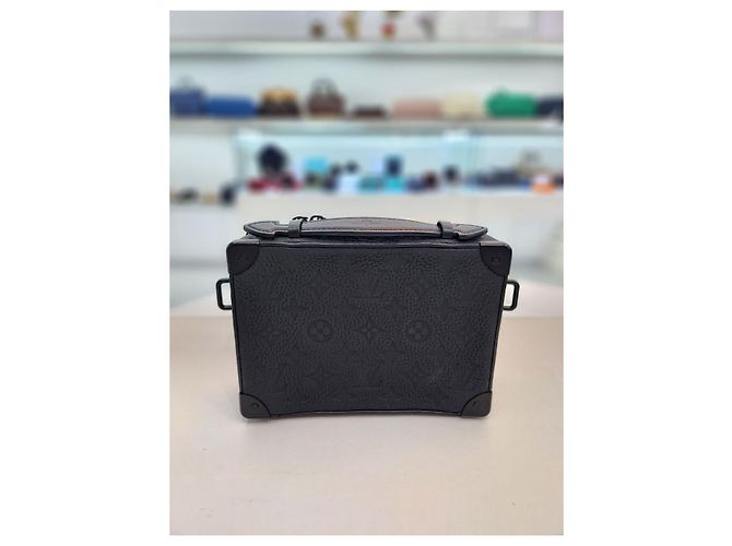 Louis Vuitton Trousse Trunk Morbida Nera Crossbody Nero - vista 14