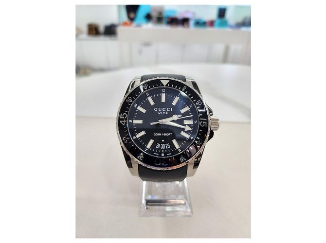 Gucci Orologio da Uomo in Quarzo Nero Dive - vista 9