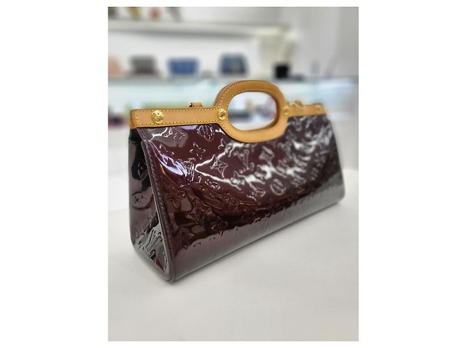 Roxbury Louis Vuitton Borsa a spalla Verni Rocsbury Amarante Rosso - vista 11