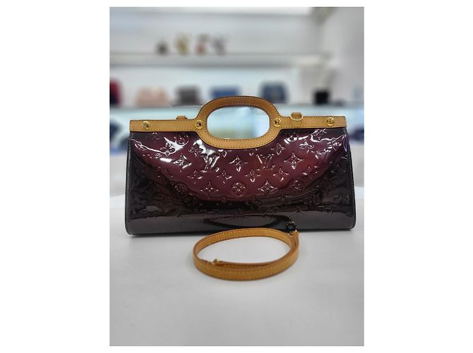 Roxbury Louis Vuitton Borsa a spalla Verni Rocsbury Amarante Rosso - vista 15