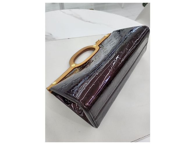 Roxbury Louis Vuitton Borsa a spalla Verni Rocsbury Amarante Rosso - vista 19