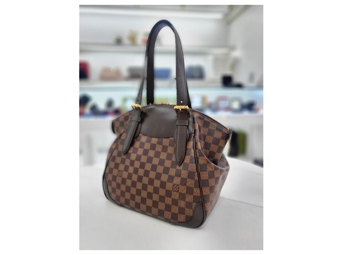 Louis Vuitton Damier Verona MM Tote Bag Braun - Ansicht 10