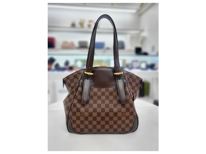 Louis Vuitton Damier Verona MM Tote Bag Braun - Ansicht 12