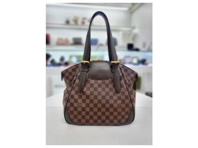 Louis Vuitton Damier Verona MM Tote Bag Braun - Ansicht 8