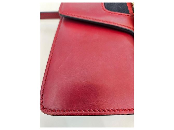 Gucci Mini Borsa Silvi Rossa Tote e Crossbody Rosso - vista 18