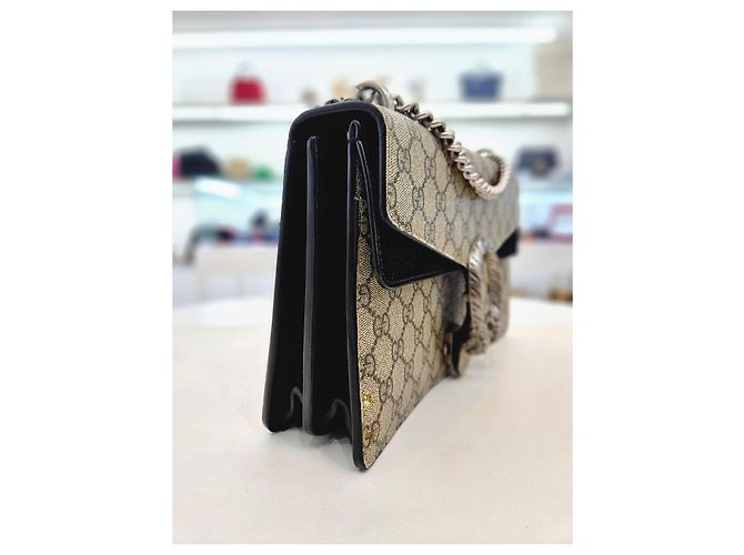 Gucci Borsa a spalla Diodorus con catena piccola Nero - vista 13