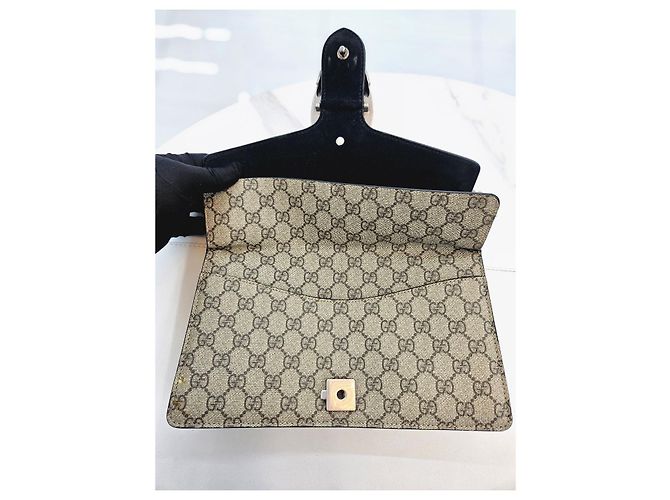 Gucci Borsa a spalla Diodorus con catena piccola Nero - vista 16
