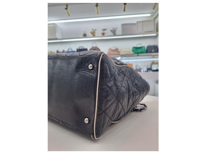 Chanel Borsa a spalla a fisarmonica Est-Ovest Nero - vista 14