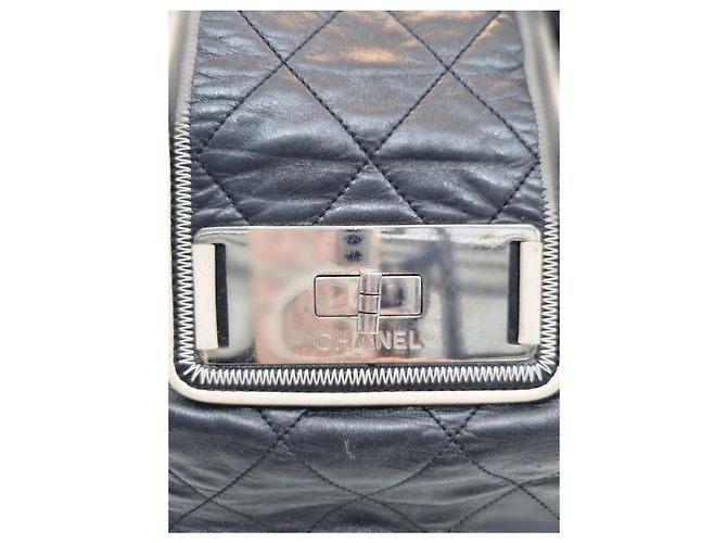 Chanel Borsa a spalla a fisarmonica Est-Ovest Nero - vista 17