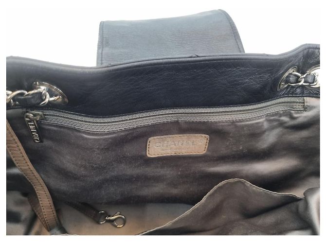 Chanel Borsa a spalla a fisarmonica Est-Ovest Nero - vista 20