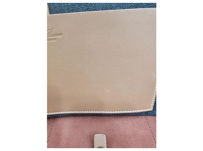 Loro Piana Borsa tote a righe per valigia Blu - vista 18