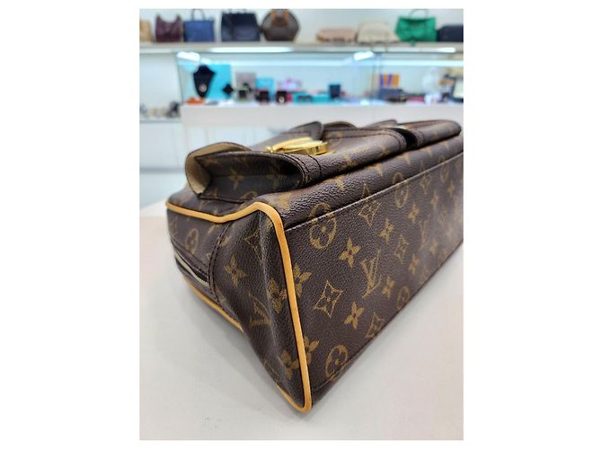 Louis Vuitton Borsa Tote Monogram PM Manhattan Marrone - vista 15