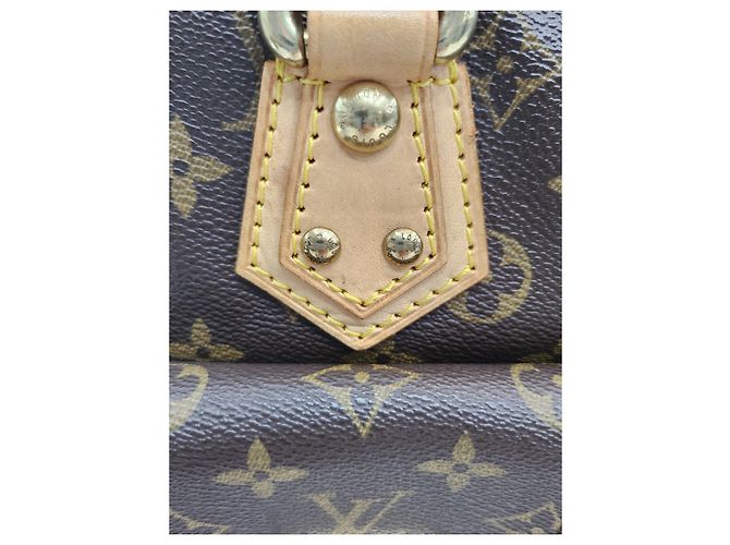 Louis Vuitton Borsa Tote Monogram PM Manhattan Marrone - vista 17