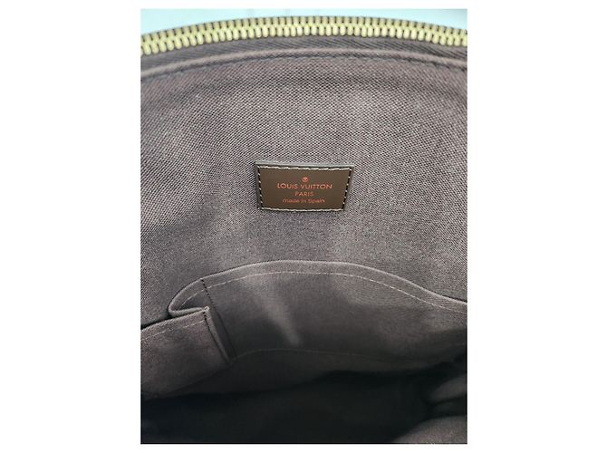Louis Vuitton Borsa Tote Bourgeois Damier Ebene Marrone - vista 18