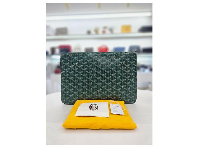 Goyard Borsa Clutch Sena MM SENAT Verde - vista 10