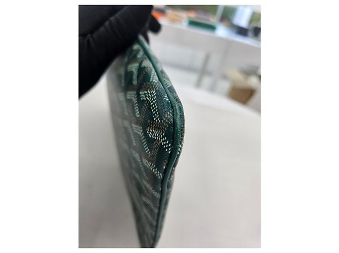 Goyard Borsa Clutch Sena MM SENAT Verde - vista 14